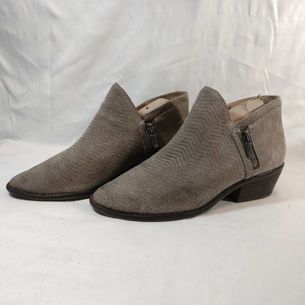 Lucky Brand Grey Suede Booties
